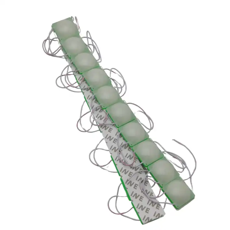 12 Volt 2 Watt Yeni Model Yeşil Cob Led Modül IP65 10 Adet Modül