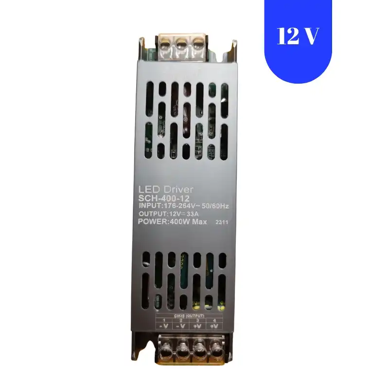 12 Volt 30 Amper Ultra İnce Slim Metal Kasa Trafo