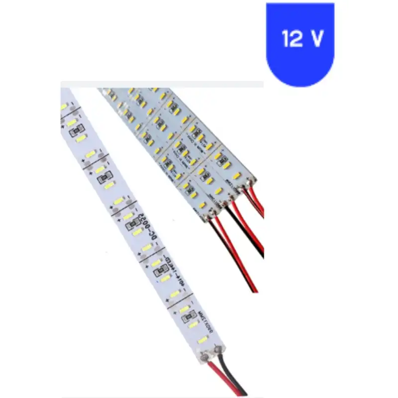 12 Volt 4014 Ledli 3000K Günışığı 144 Ledli Alüminyum Çubuk Bar 1 Metre