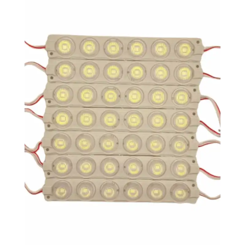 12 Volt 6 Watt 6 Lensli Günışığı 3030 SMD Led Modül IP65 10 Adet Modül