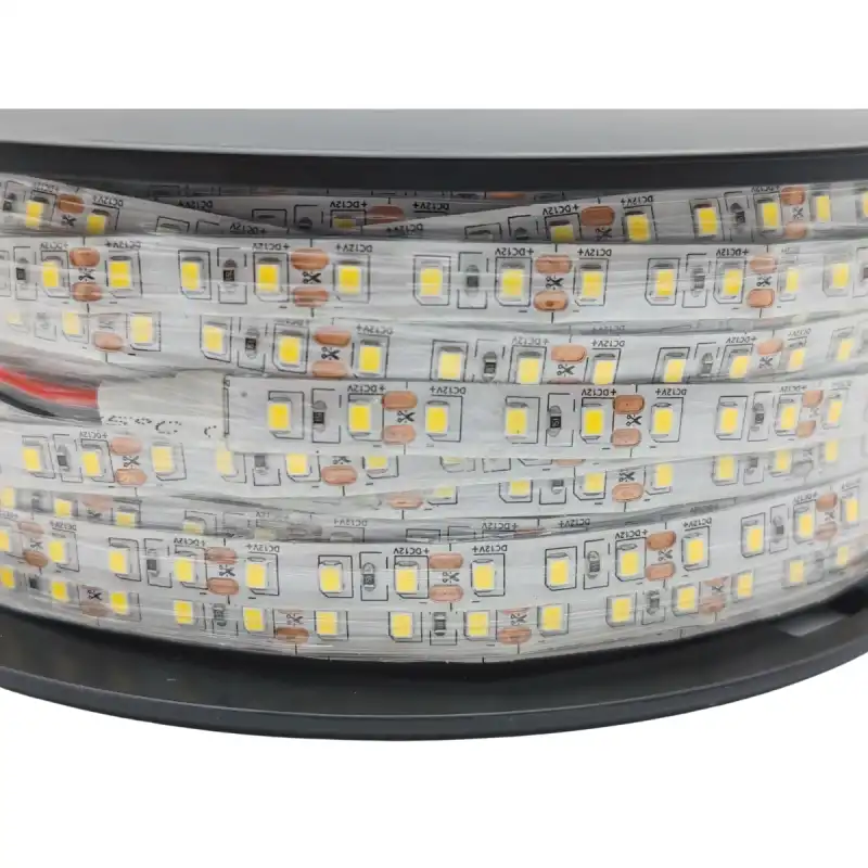 12 Volt 8 mm 2835 SMD 6500K Beyaz İç Mekan 120 Ledli 100 Metre Şerit Led
