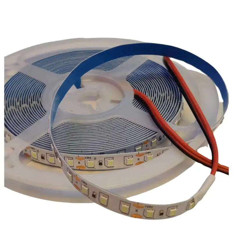 12 Volt 8 mm 2835 SMD Turkuaz İç Mekan 120 Ledli 5 Metre Şerit Led