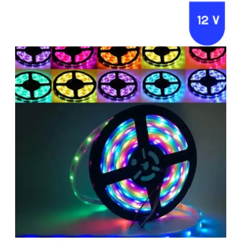 12 Volt ARGB Pixel Magic Kayar 60 Led IP 68 Dış Mekan 5 Metre