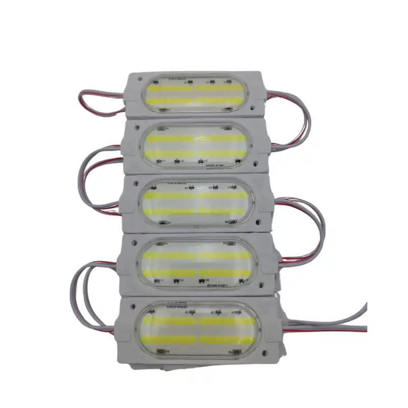 12 Volt Cob Ledli Animasyonlu Beyaz Çakar Modül 5 Adet