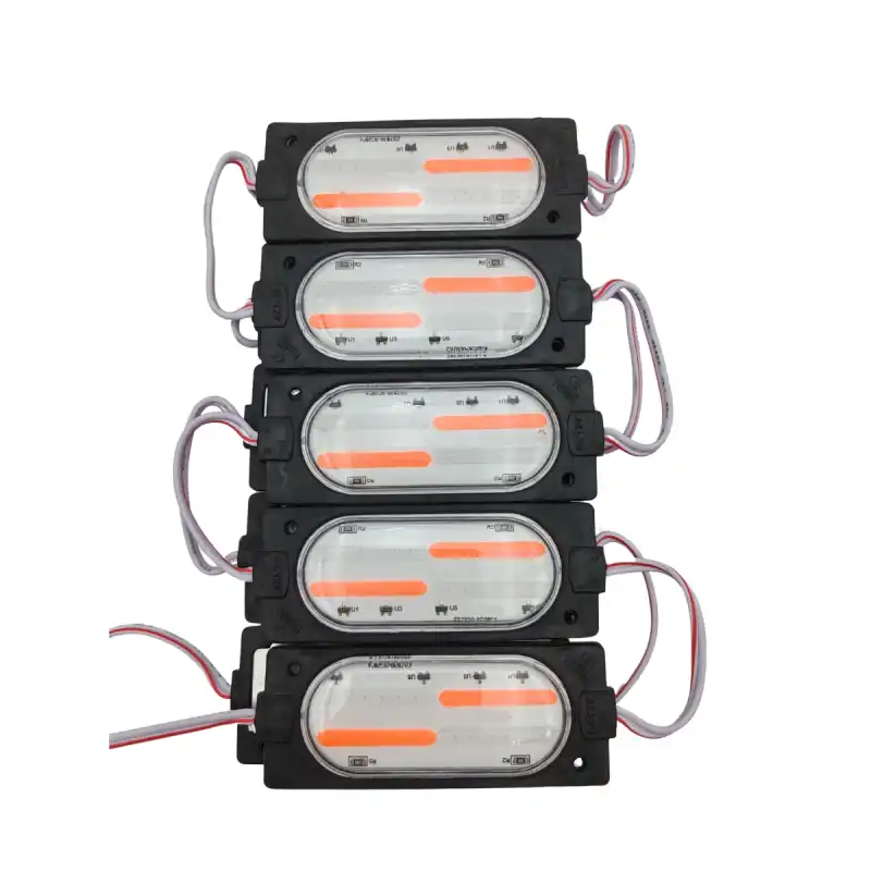 12 Volt COB Ledli Animasyonlu Kırmızı - Mavi Çakar Modül 5 Adet