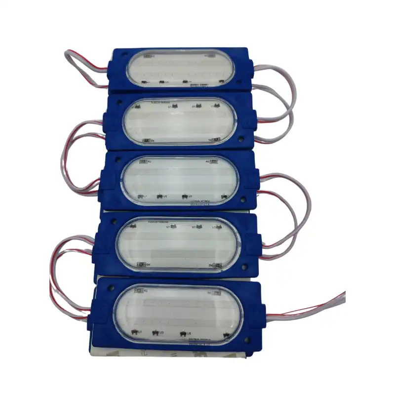 12 Volt Cob Ledli Animasyonlu Mavi Çakar Modül 5 Adet