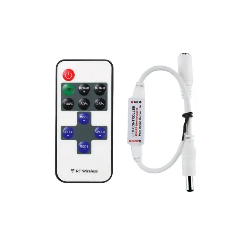 12A Tek Renk Kumandalı RF Dimmer 3-30V