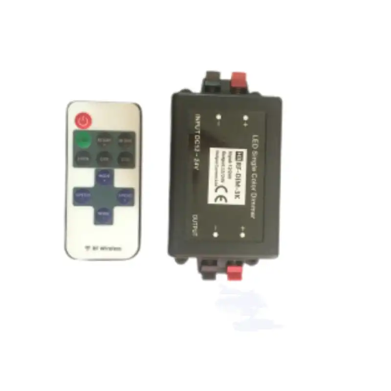 12A Tek Renk Kumandalı RF Dimmer 11 Tuşlu 12-24V