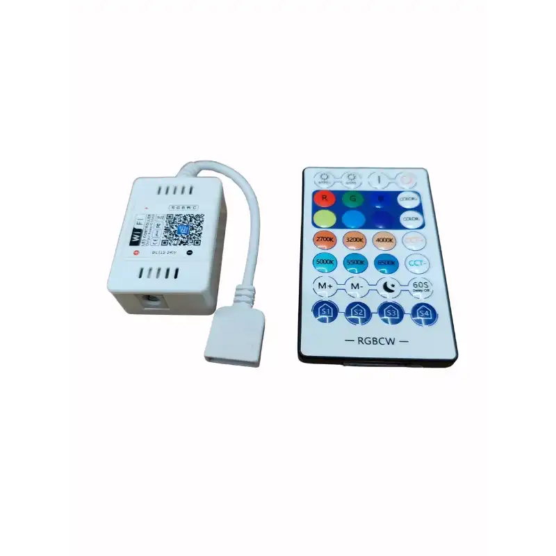 12V-24V Beyaz/RGB/RGBW/RGBCCT Şerit Ledler İçin Bluetooth lu Wifi Led Kontrol