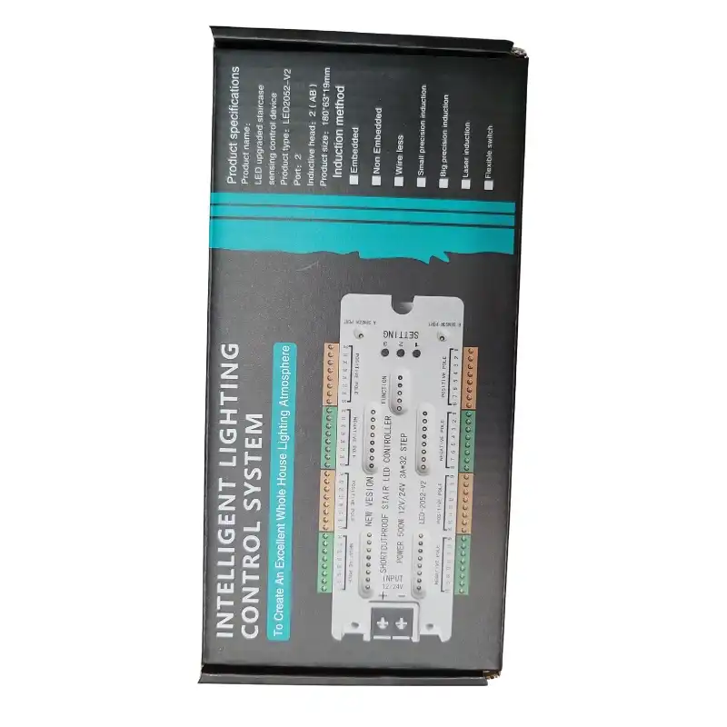 12V 24V Merdiven Led Hareket Pir Sensör Kontrolörü 32 Kanal Dimerli Voltaj Korumalı