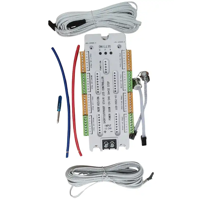 12V 24V Merdiven Led Hareket Pir Sensör Kontrolörü 32 Kanal Dimerli Voltaj Korumalı