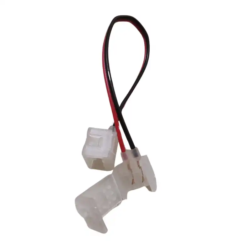 12V 6x12 mm Neon Led İğneli Çift Taraflı Bağlantı Konnektörü Ara Bağlantı Kablosu 3 Adet