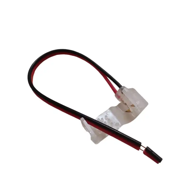 12V 6x12 mm Neon Led İğneli Tek Yönlü Güç Bağlama Konnektörü Enerji Besleme Kablosu 3 Adet