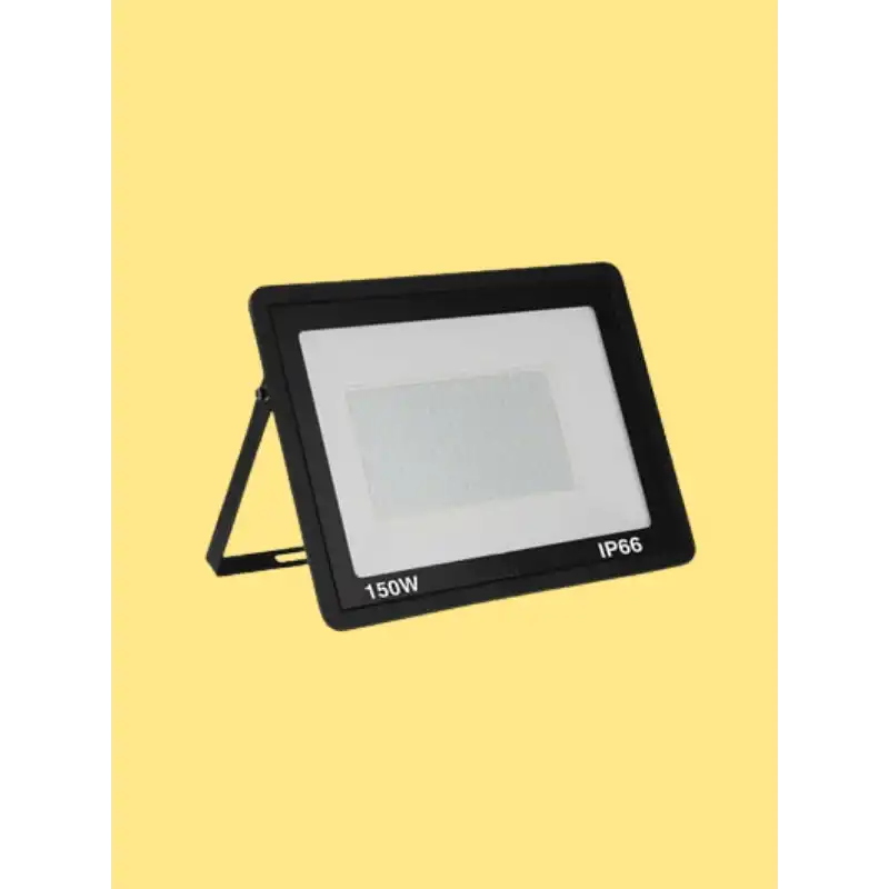 150 Watt Siyah Slim Kasa 3000K Günışığı IP65 Led Projektör