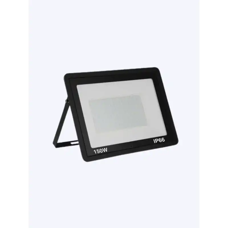 150 Watt Siyah Slim Kasa 6500K Beyaz Işık IP65 Led Projektör