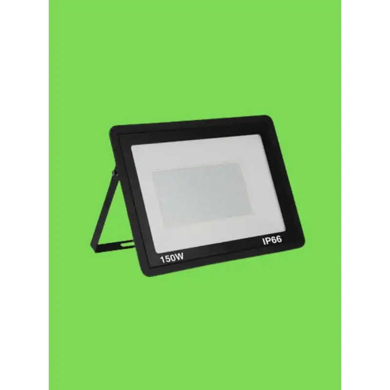 150 Watt Siyah Slim Kasa Yeşil Işık IP65 Led Projektör