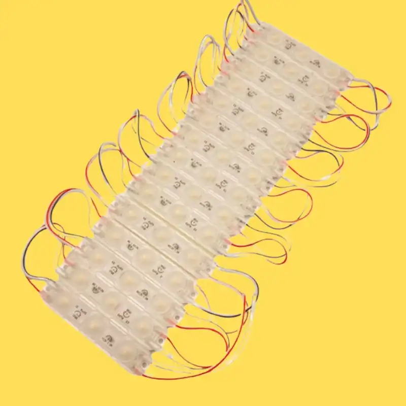 20 Adet 12 Volt 1.5 Watt 3 Lensli 3000K Günışığı 2835 SMD Led Modül IP65 Modül