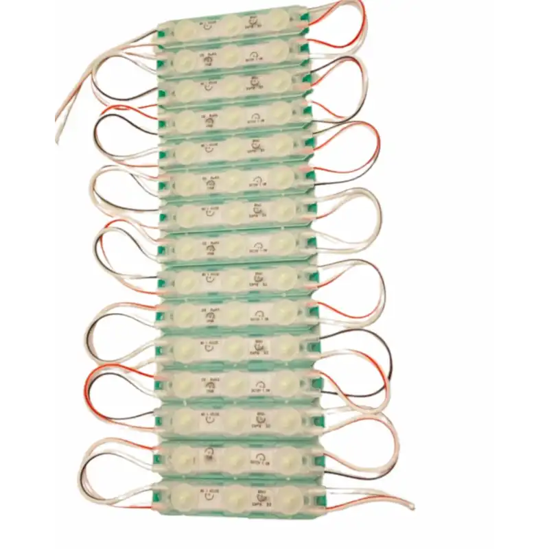 20 Adet 12 Volt 1.5 Watt 3 Lensli Yeşil 2835 SMD Led Modül IP65 Modül