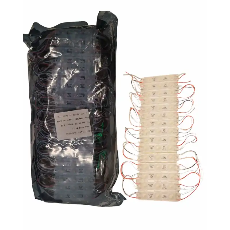 200 Adet 12 Volt 1.5 Watt 3 Lensli 3000K Günışığı 2835 SMD Led Modül IP65 Modül 1 Paket