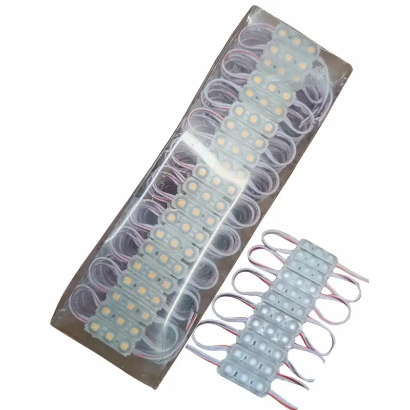 200 Adet 12 Volt 1.5 Watt Mini 3 Lensli Günışığı 2835 SMD Led Modül IP65 1Paket