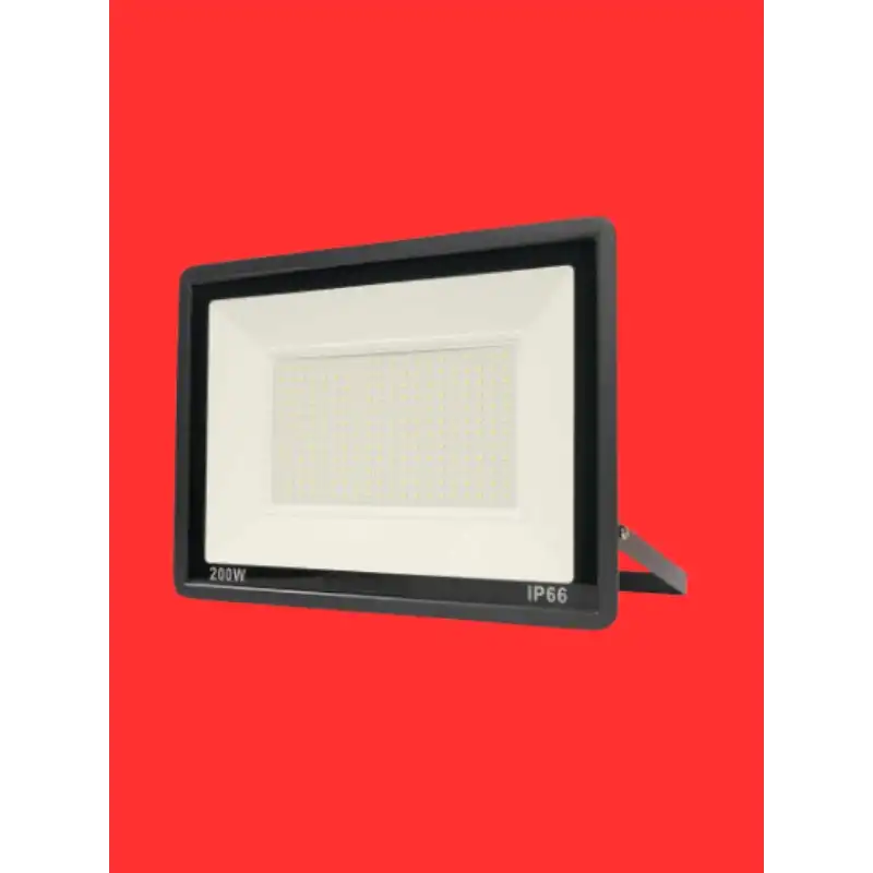 200 Watt Siyah Slim Kasa Kırmızı Işık IP65 Led Projektör