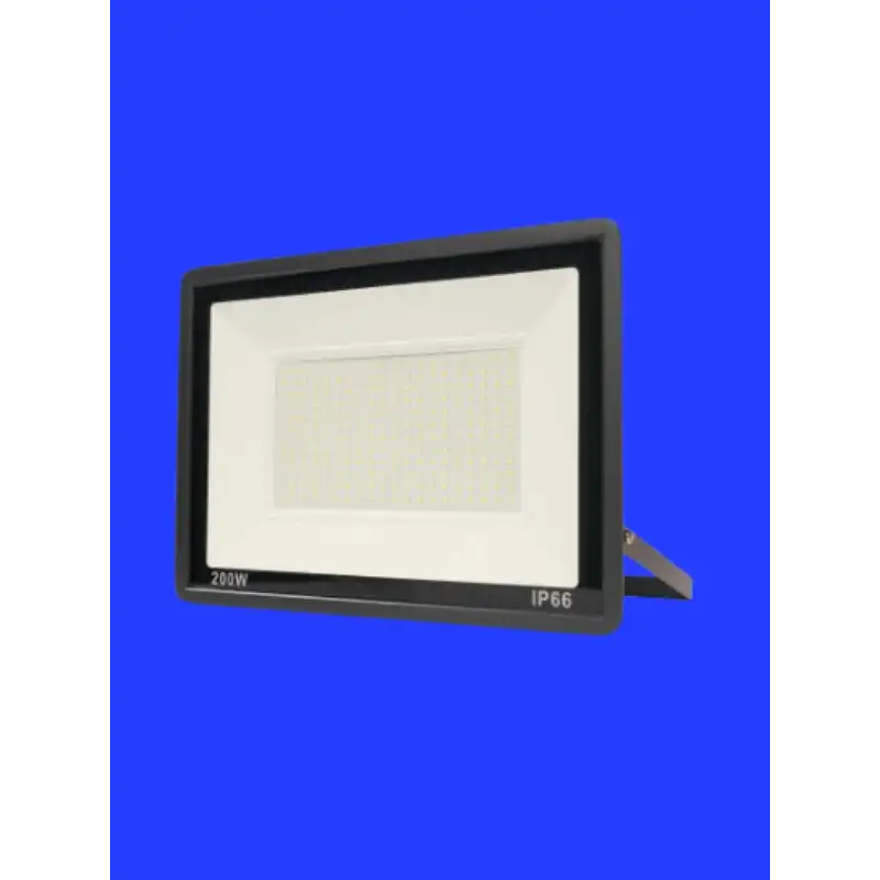 200 Watt Siyah Slim Kasa Mavi Işık IP65 Led Projektör