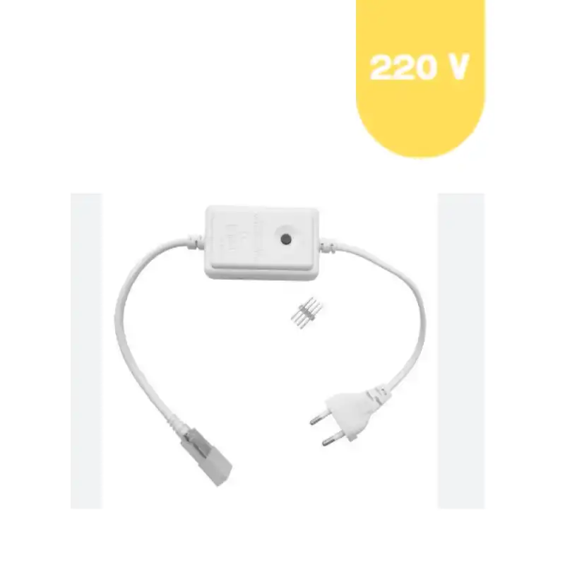 220 Volt RGB 60 Ledli 3 Çipli Hortum Led 5 Metre Güç Kablosu Dahil