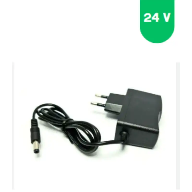 24 Volt 1 Amper Priz Tipi Plastik Kasa Adaptör