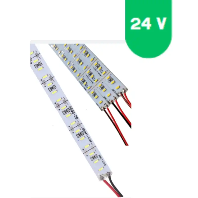 24 Volt 4014 Ledli 4000K Naturel Beyaz Işık 144 Ledli Alüminyum Çubuk Bar 1 Metre
