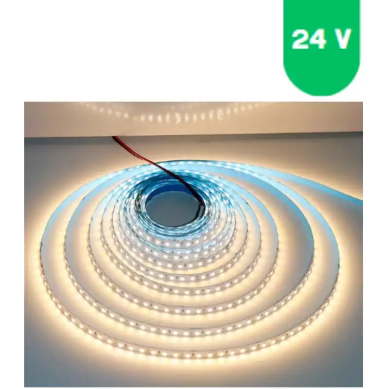 24 Volt 8 mm Pixel 3000 K Günışığı İç Mekan 120 Ledli 10 Metre Şerit Led