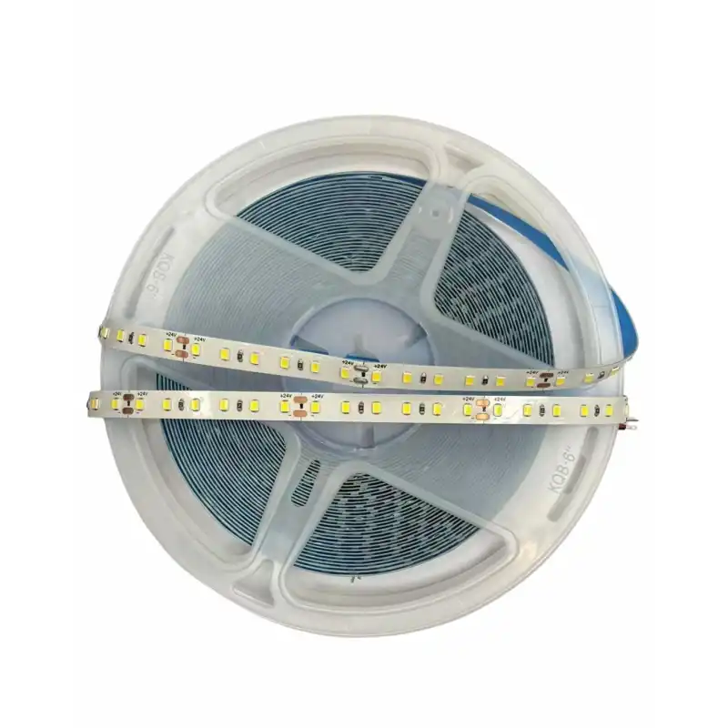24 Volt 8 mm 2835 SMD 4000K Naturel Beyaz İç Mekan 120 Ledli 10 Metre Şerit Led