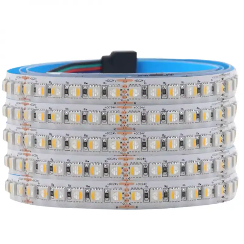 24 Volt RGBW 4 Renk RGB ve Beyaz Renk 5050 SMD İç Mekan 60 Led 5 Metre Şerit Led