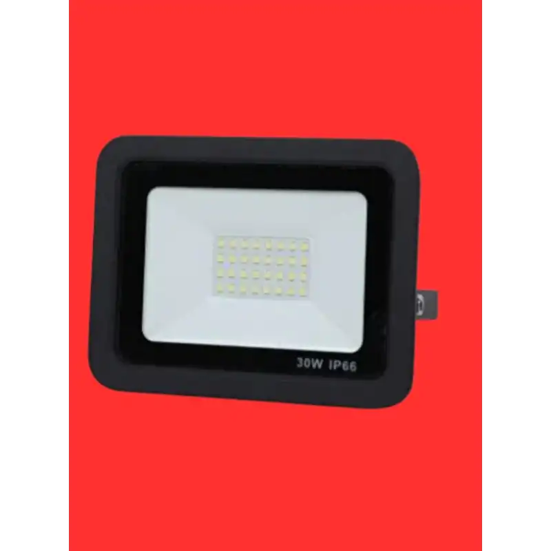 30 Watt Siyah Slim Kasa Kırmızı Işık IP65 Led Projektör