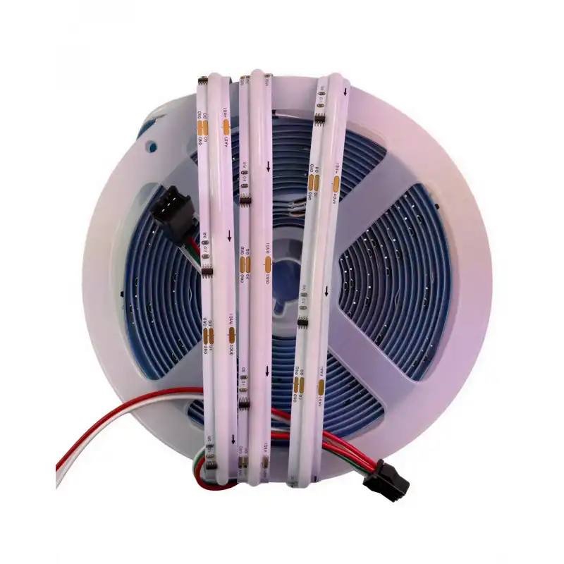 5 Metre 12 Volt 12 mm 432 Ledli Esnek Cob Pixel Magic Kayar Şerit Led İç Mekan