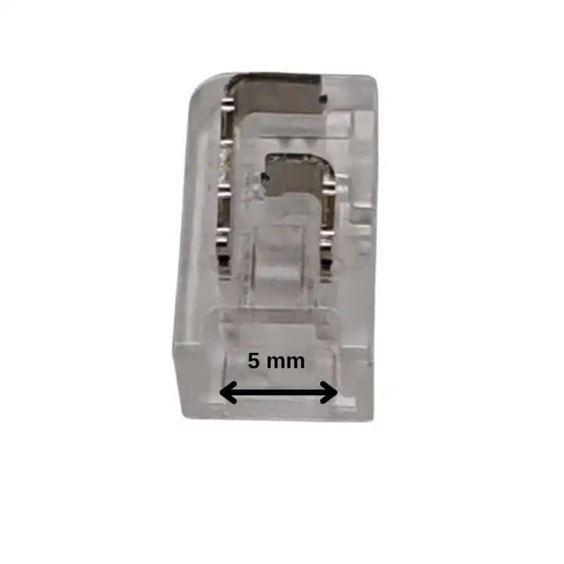 5 mm Smd ve Cob Şerit LED Birleştirme Aparatı L Köşe Lehimsiz Konnektör 10 Adet