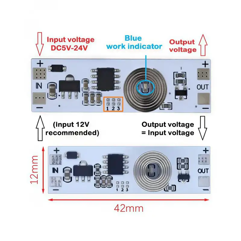 5V - 24V 3A Dokunmatik Touch Switch Aç Kapa Anahtarı