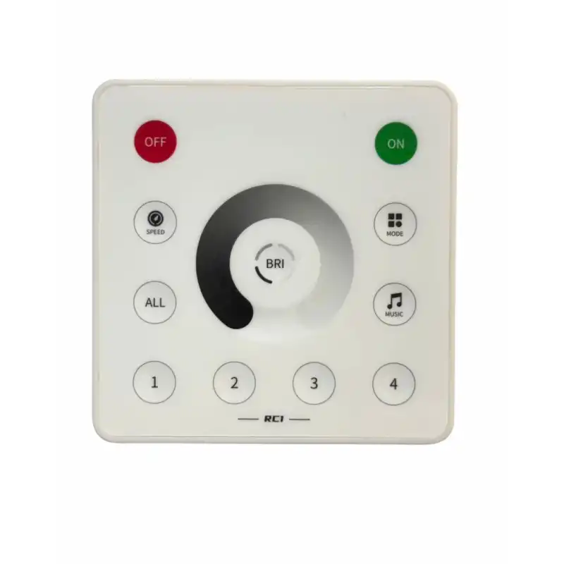5V - 24V RC1 Duvar Paneli 4 Bölge Dimmer Kontrol