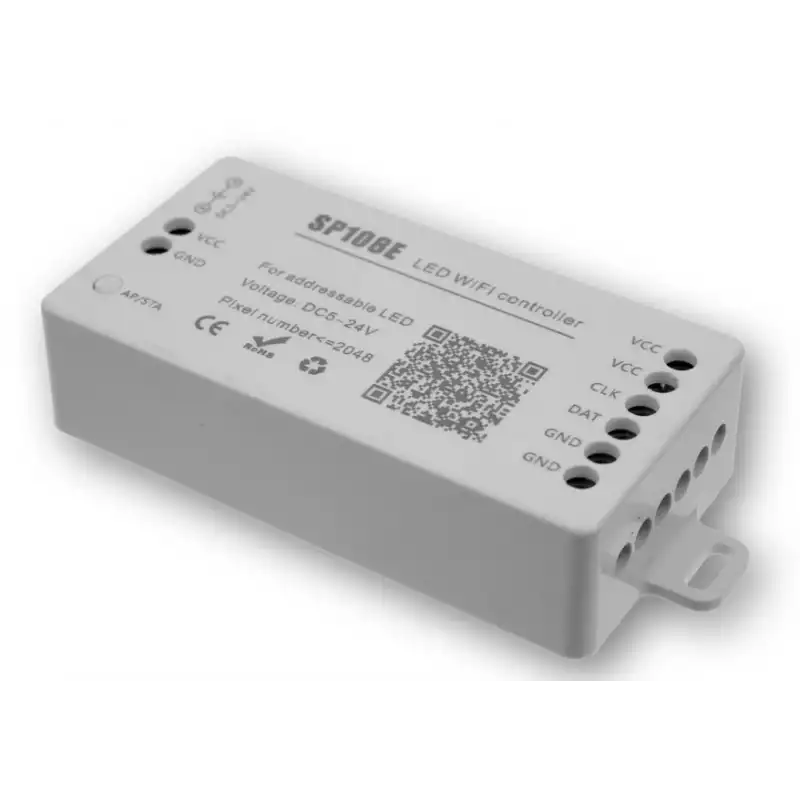 5V - 24V SP108 Wifi Destekli Argb Pixel Led Kontrol Cihazı