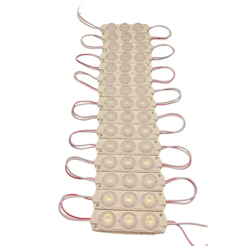 20 Adet 24 Volt 3 Watt 3 Lensli Beyaz 3030 SMD Led Modül IP65