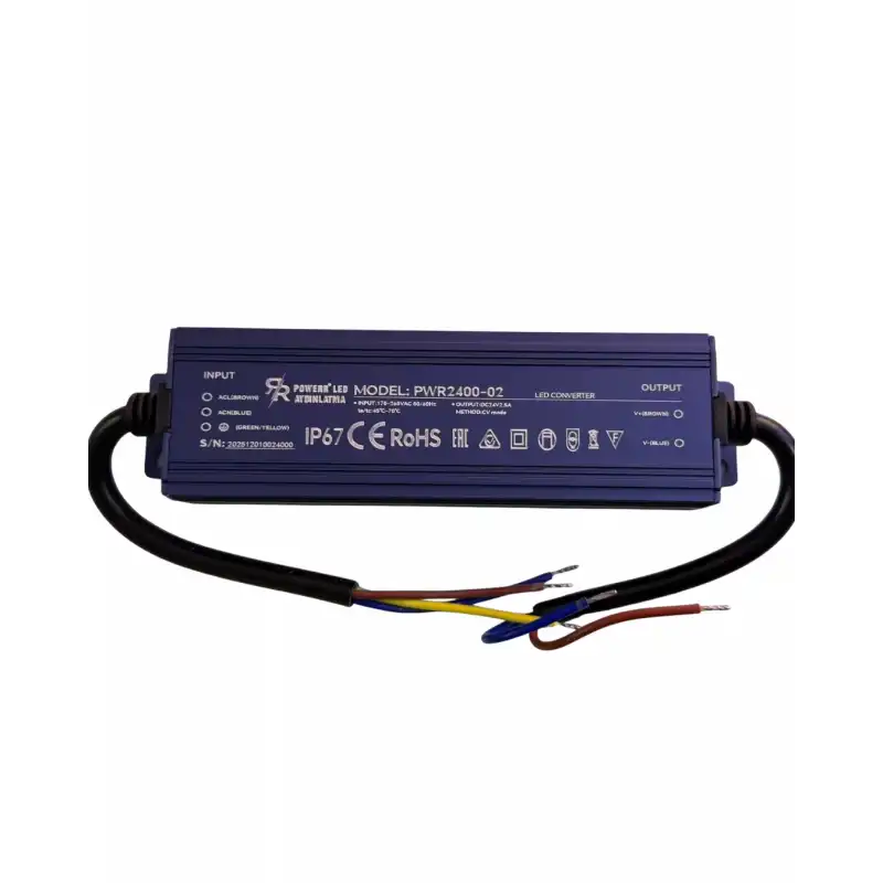 24 Volt 2.5 Amper 60 Watt Dış Mekan Metal Kasa Trafo IP67