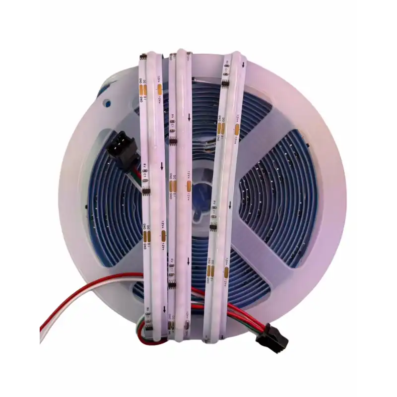 5 Metre 12 Volt 12 mm 432 Ledli Esnek Cob Pixel Magic Kayar Şerit Led İç Mekan