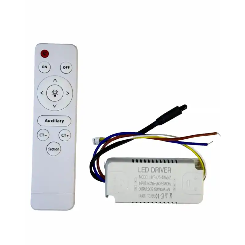 80 Watt (25-40)x2W Sabit Akım 3 Renk 2.4G Uzaktan Kumandalı Led Avize Driver Trafo 72-120V