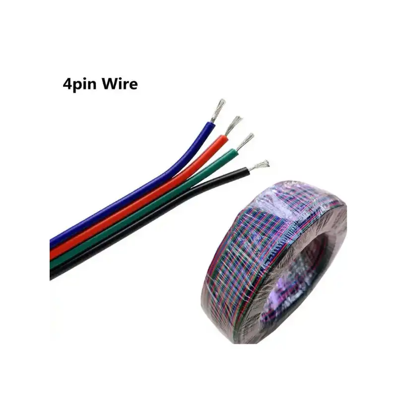 Rgb Şerit Led İçin Uzatma Kablosu 4 Pin 100 Metre