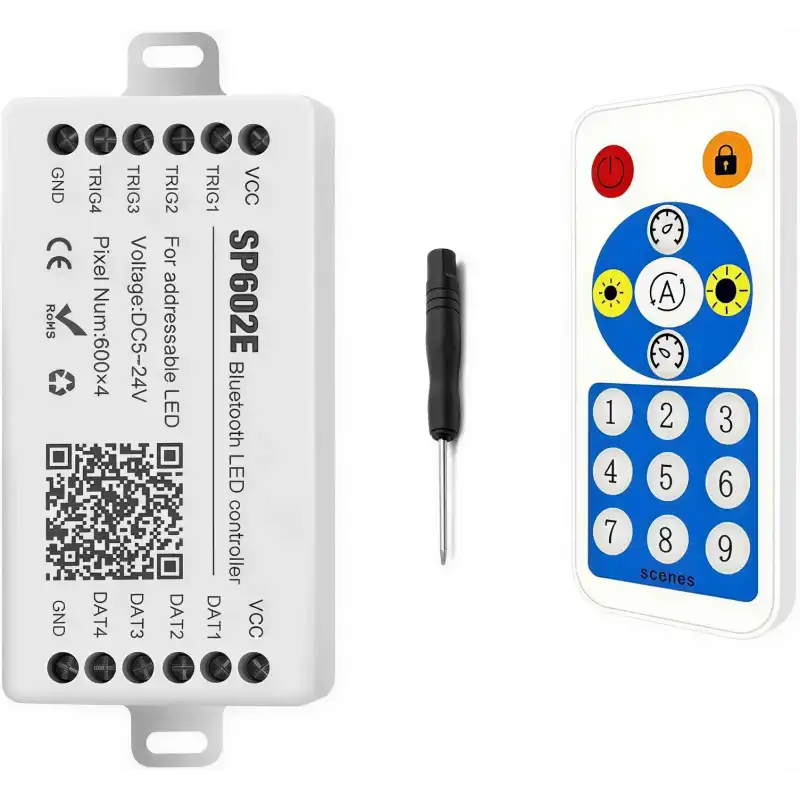 SP602E Argb Pixel Magic APP ve RF Kumanda Kontrol 5-24V