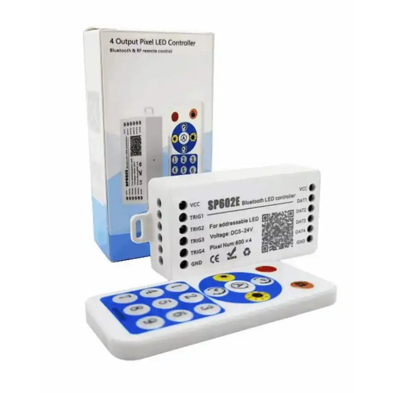 SP602E  Argb Pixel Magic APP ve RF Kumanda Kontrol 5-24V