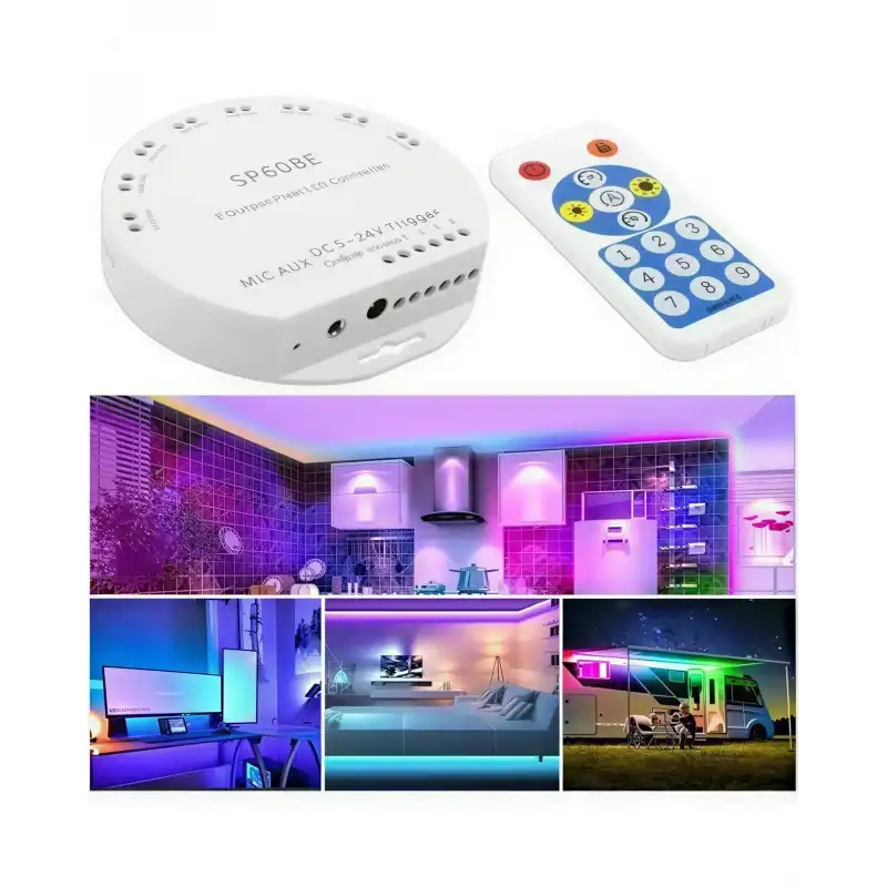 SP608E Argb Pixel Magic APP ve RF Kumanda Kontrol 5-24V