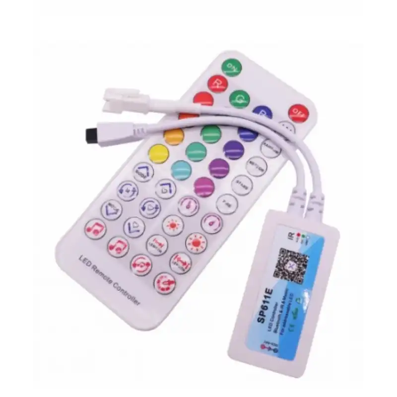 SP611E Sese ve Müziğe Duyarlı Argb Pixel Magic IR Kontrol 5-24V Tek Çıkış