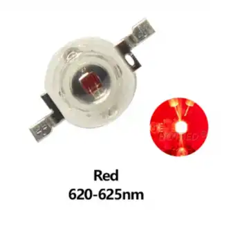 1 Watt 350mA Kırmızı Power Led PCB 10 Adet