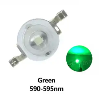 1 Watt 350mA Yeşil Power Led PCB 10 Adet