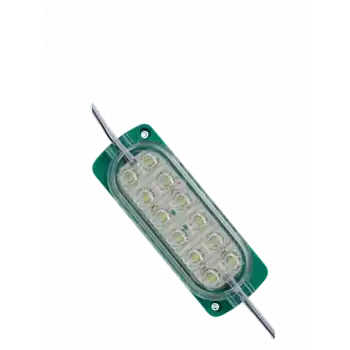 10 Adet 12 Volt 2.4 Watt 12 SMD Ledli Animasyonlu Yeşil Çakar Modül